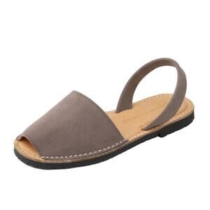 Spanish Sandal Co. Sandals Leather Slingback Size 39 8 camel